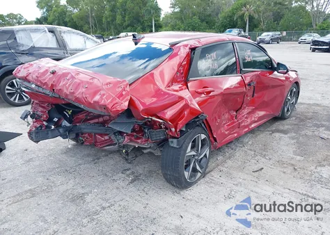 2022 Hyundai Elantra Limited z USA, uszkodzony, nr VIN KMHLP4AG2NU337471